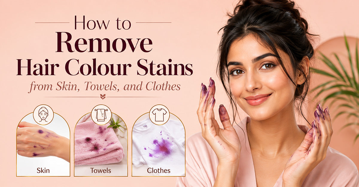 How to Remove Hair Colour Stains from Skin, Towels, and Clothes