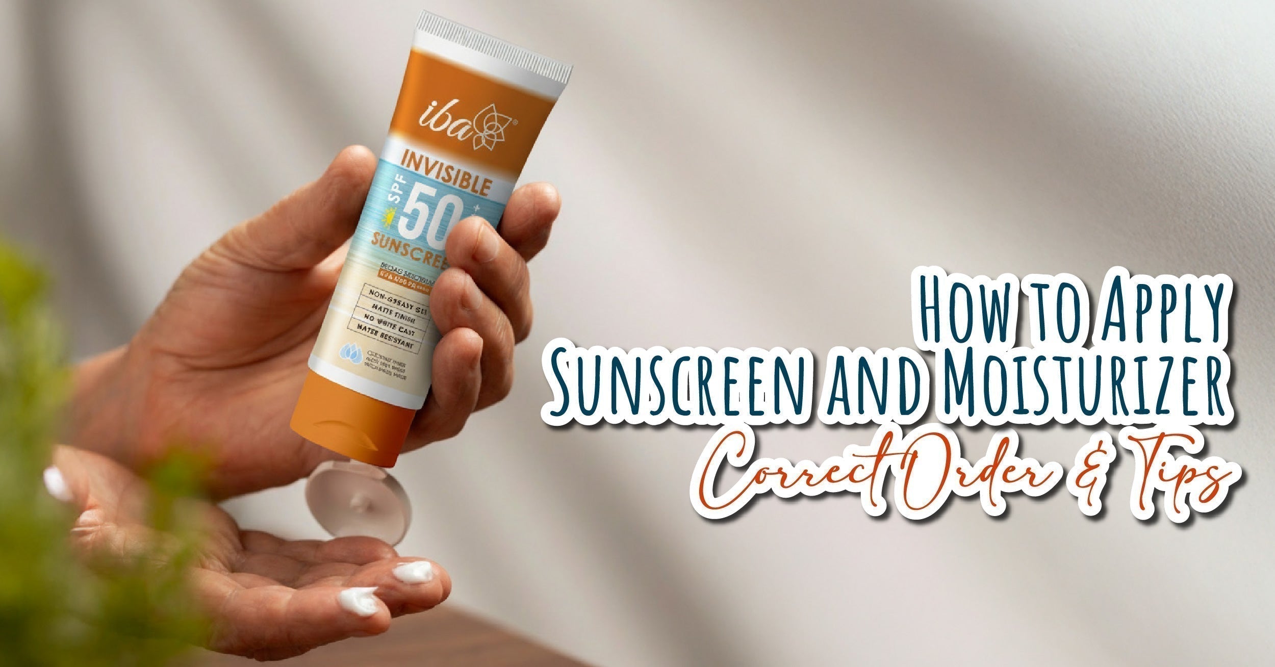 How to Apply Sunscreen and Moisturizer