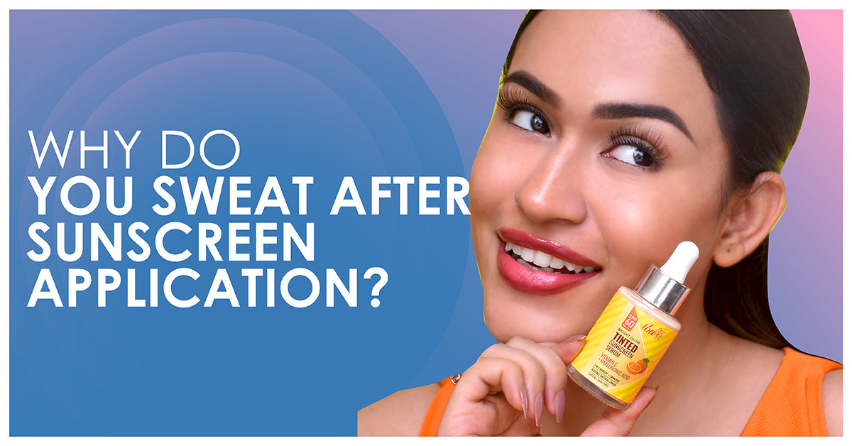 Why Do You Sweat After Sunscreen Application?
