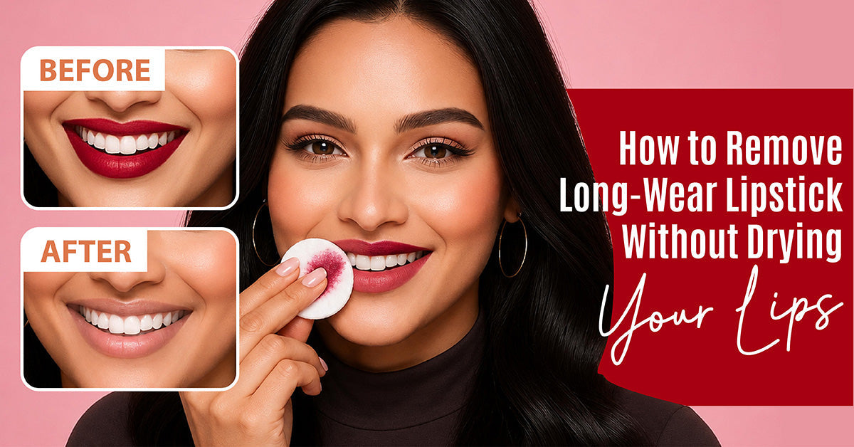 How to Remove Long-Wear Lipstick