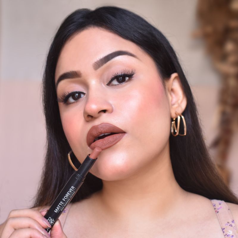 Iba Matte Forever Non Transfer Lipstick- 02 Cappuccino, 2 g