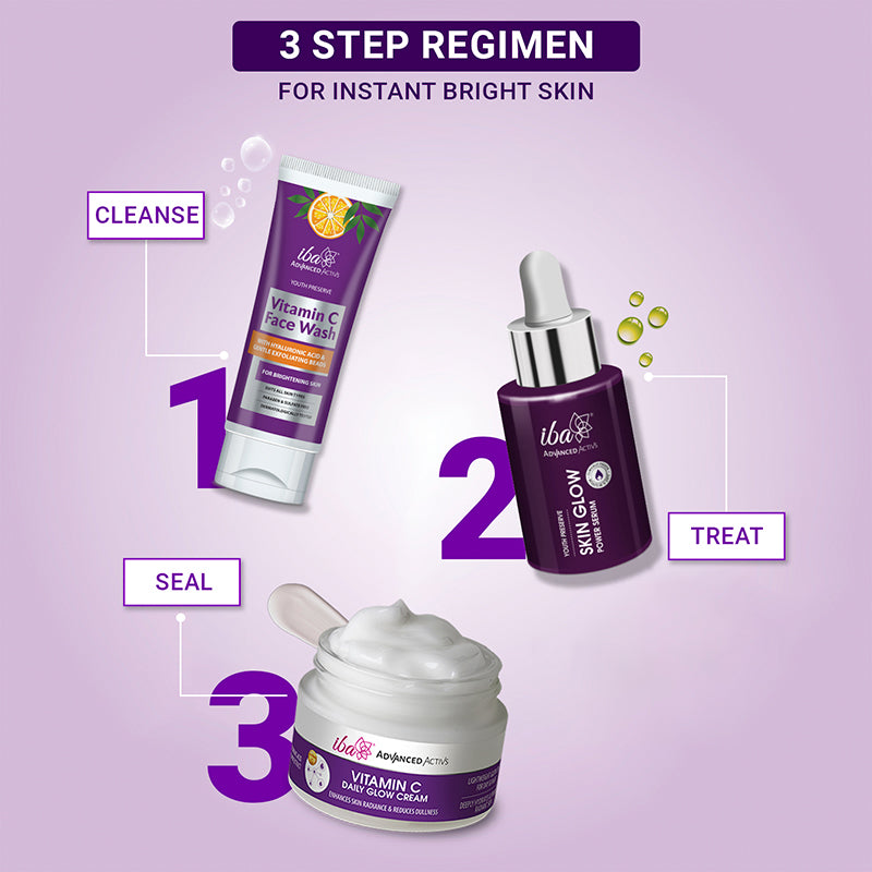 Iba Vitamin C Skin Care Regime Combo for Brighter Skin