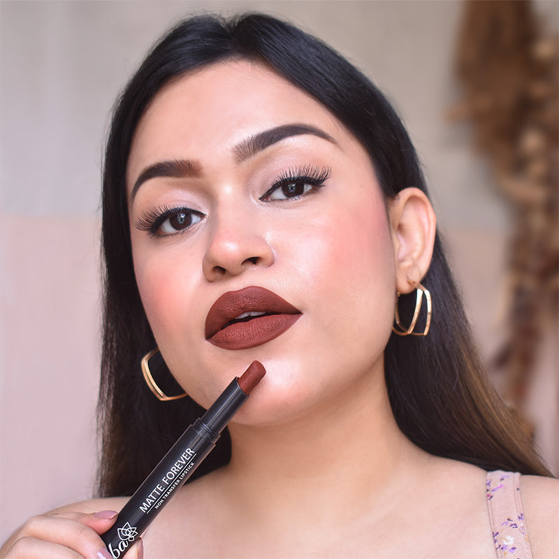 Iba Matte Forever Non Transfer Lipstick - 13 Pick Me Up, 2g