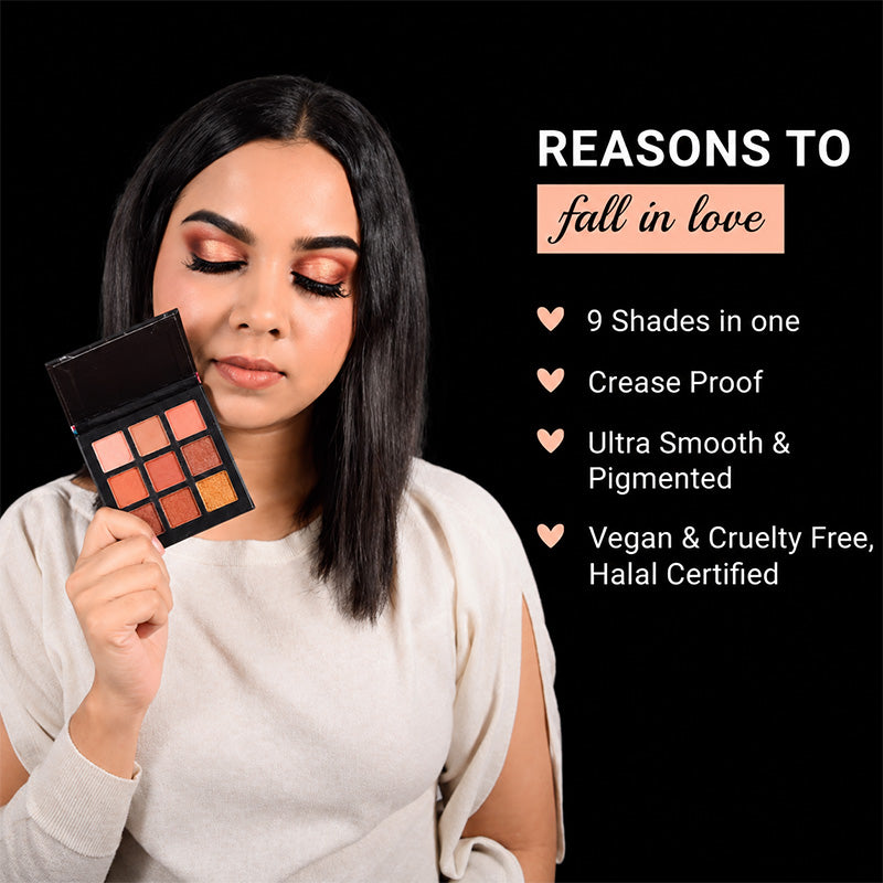 Iba Must Have Limitless Looks Eyeshadow Palette - Peach Glam, 9 g