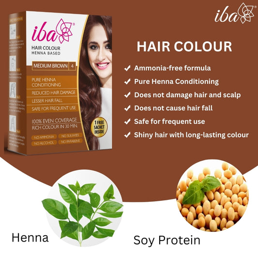 Iba Hair Color-Medium Brown