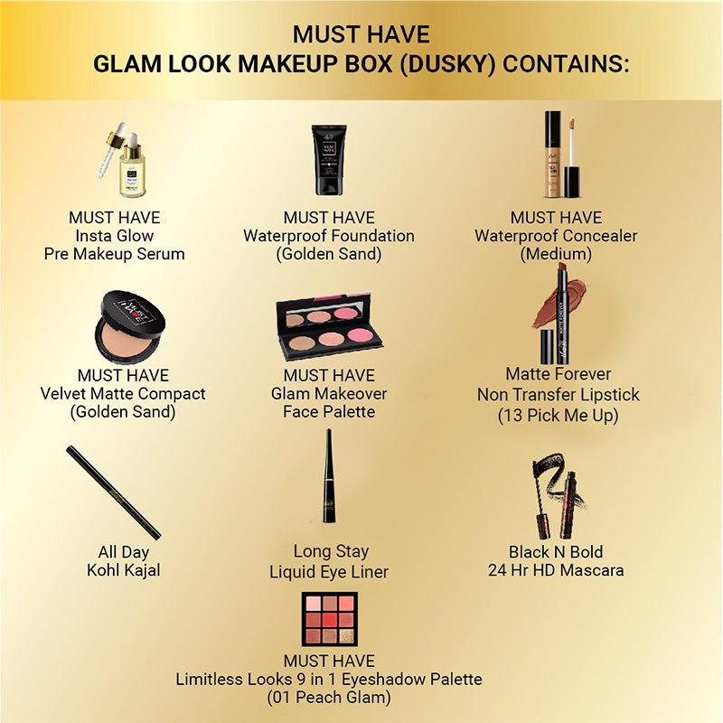 Iba Must Have Glam Look Makeup Box - Dusky