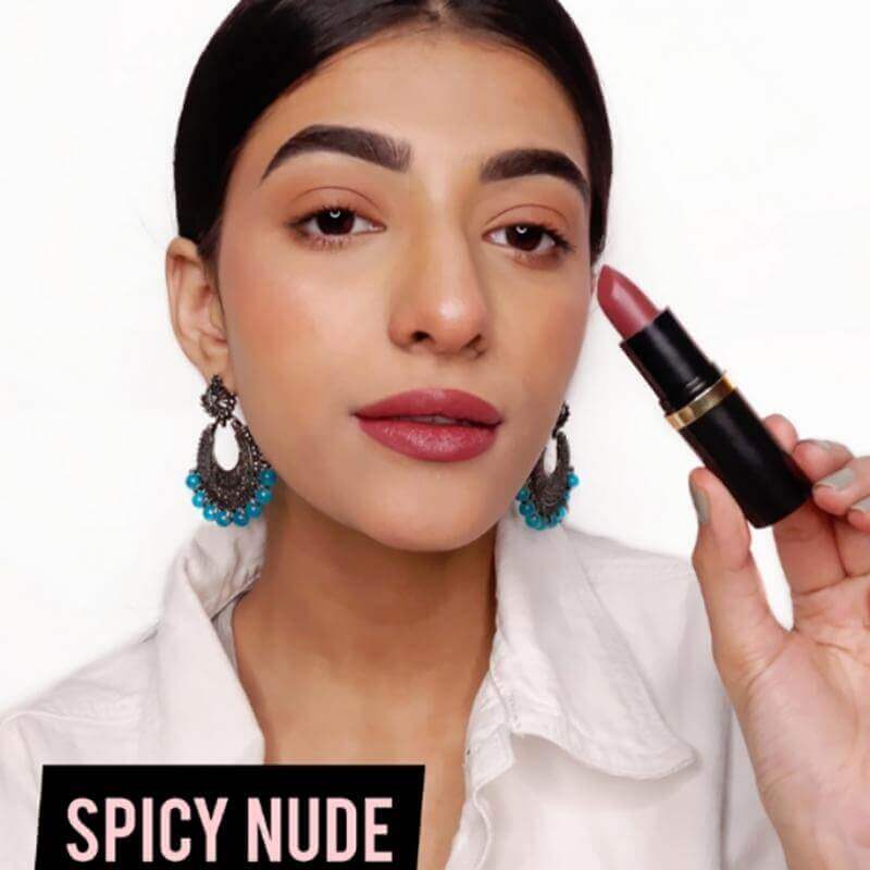 Iba Pure Lips Moisture Rich Lipstick- A46 Spicy Nude, 4 g