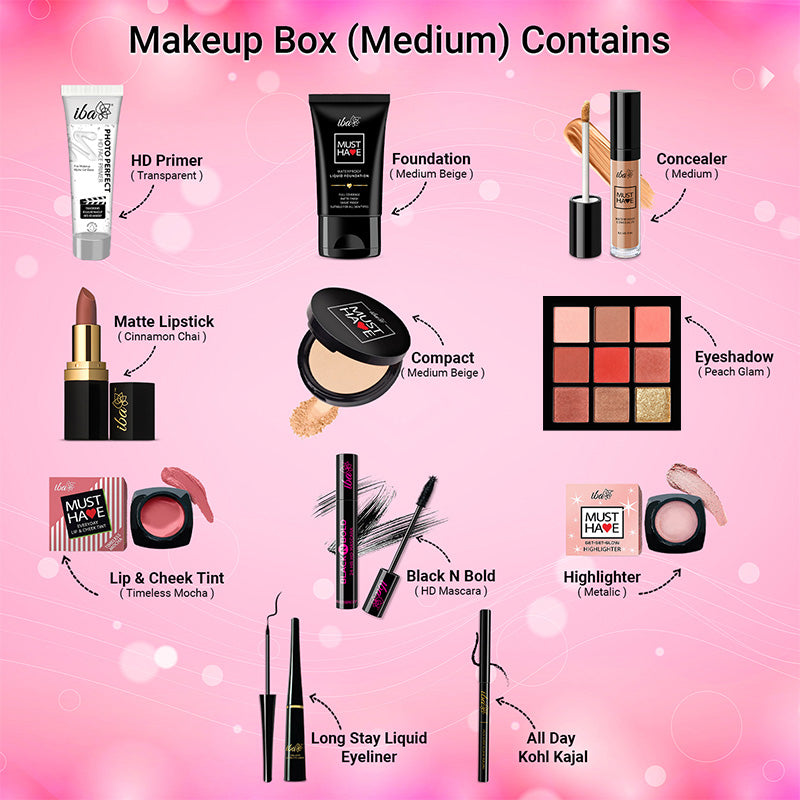 Iba Must Have Complete Makeup Box -Medium