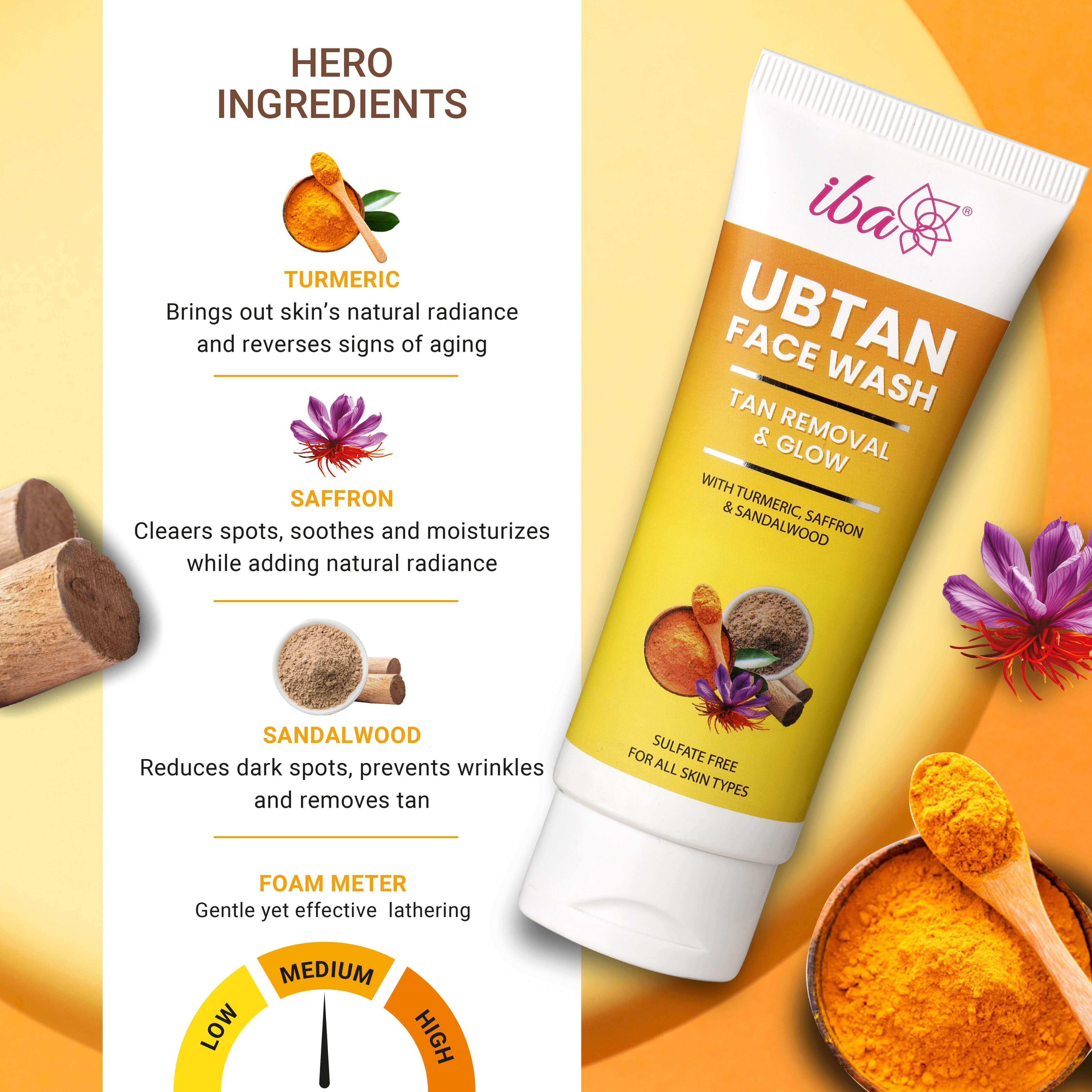 Iba Ubtan Face Wash, 100 ml