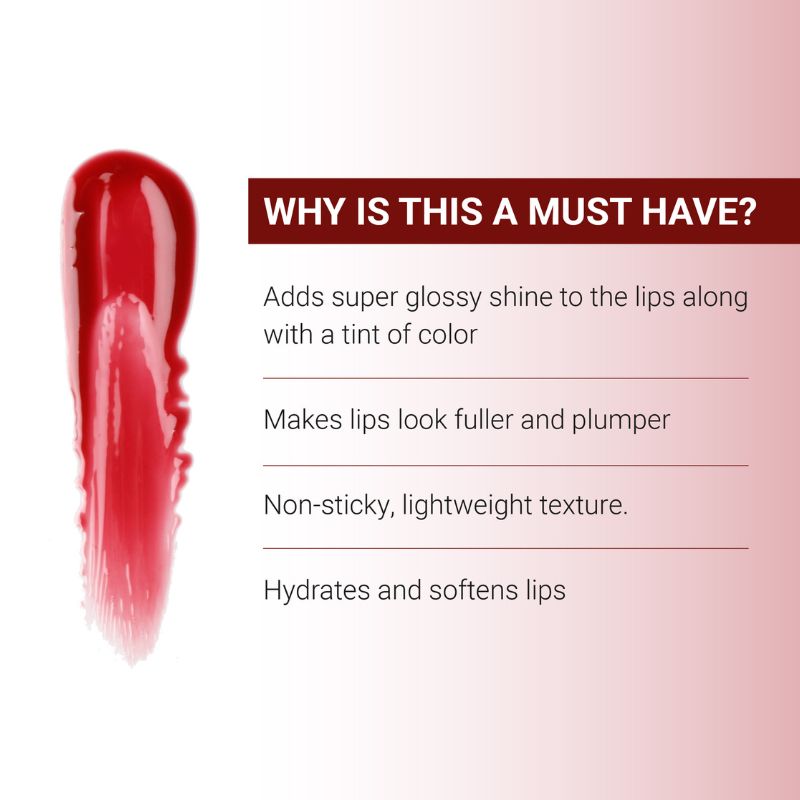 Iba Must Have High Shine Lip Oil - Pink Berry, 2.6 ml