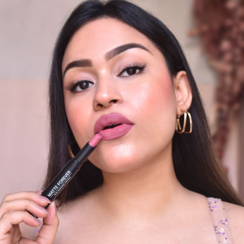 Iba Matte Forever Non Transfer Lipstick- 01 Fairytale, 2 g