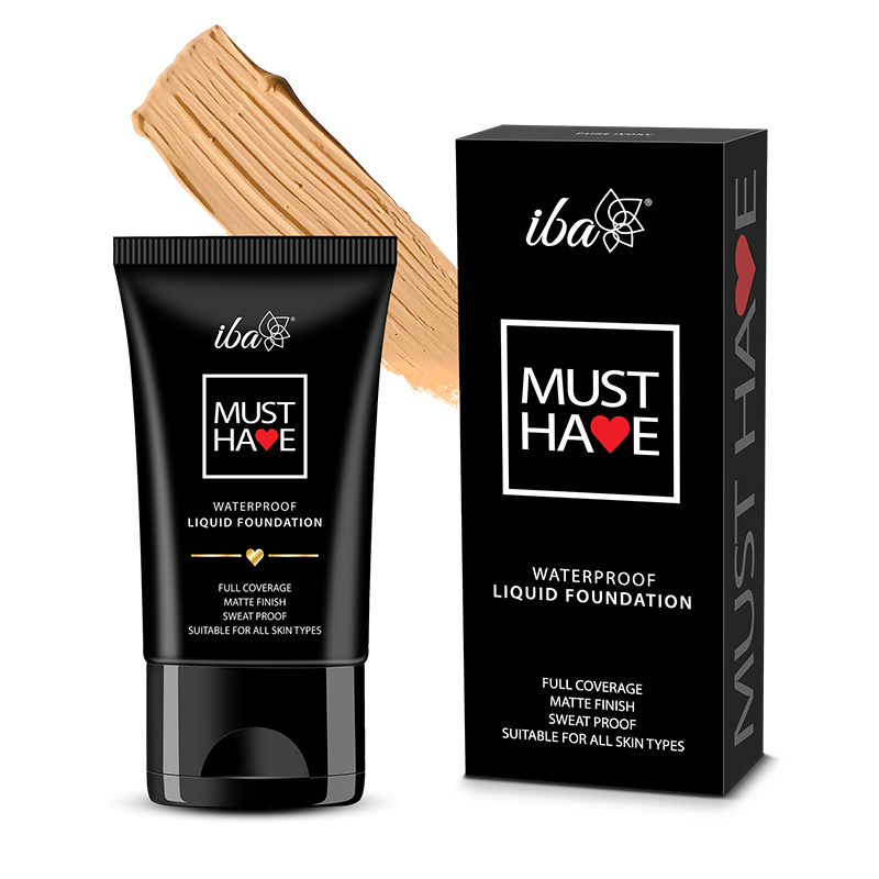 Iba Must Have Waterproof Liquid Foundation Color Medium Beige