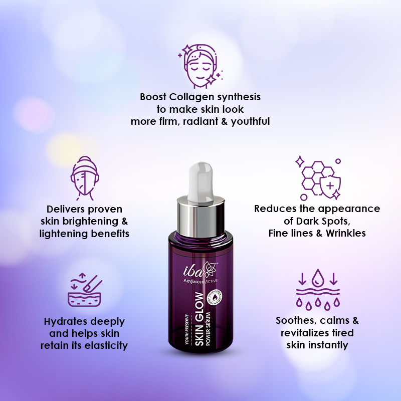 Iba Advanced Activs Youth Preserve Skin Glow Power Serum Benefits