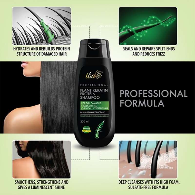 Iba Professional Plant Keratin Protein Shampoo Description
