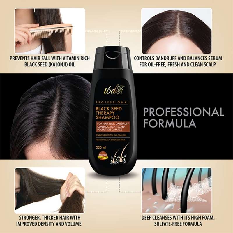 Iba Professional Black Seed Therapy Shampoo Benefits