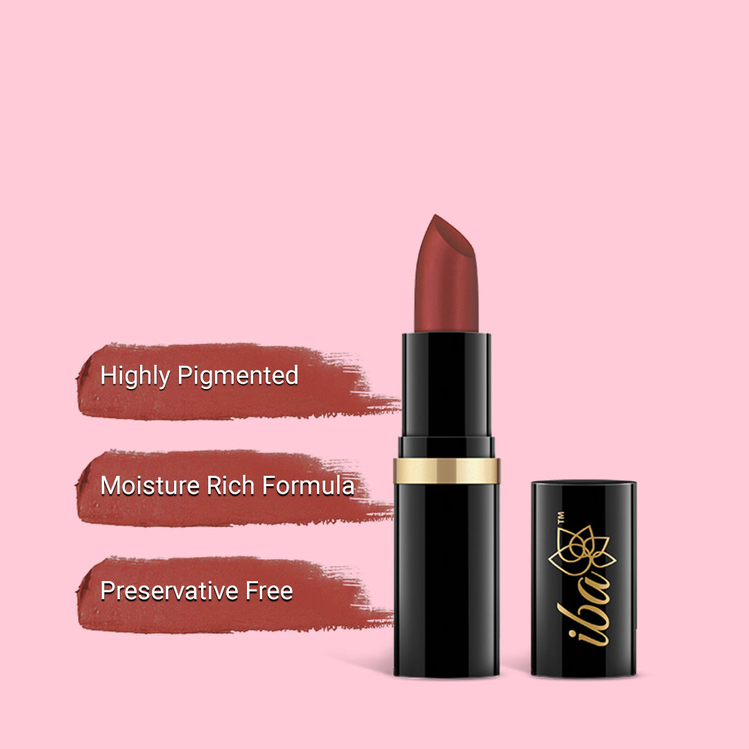 Iba Coral Glow Moisture Rich Lipstick