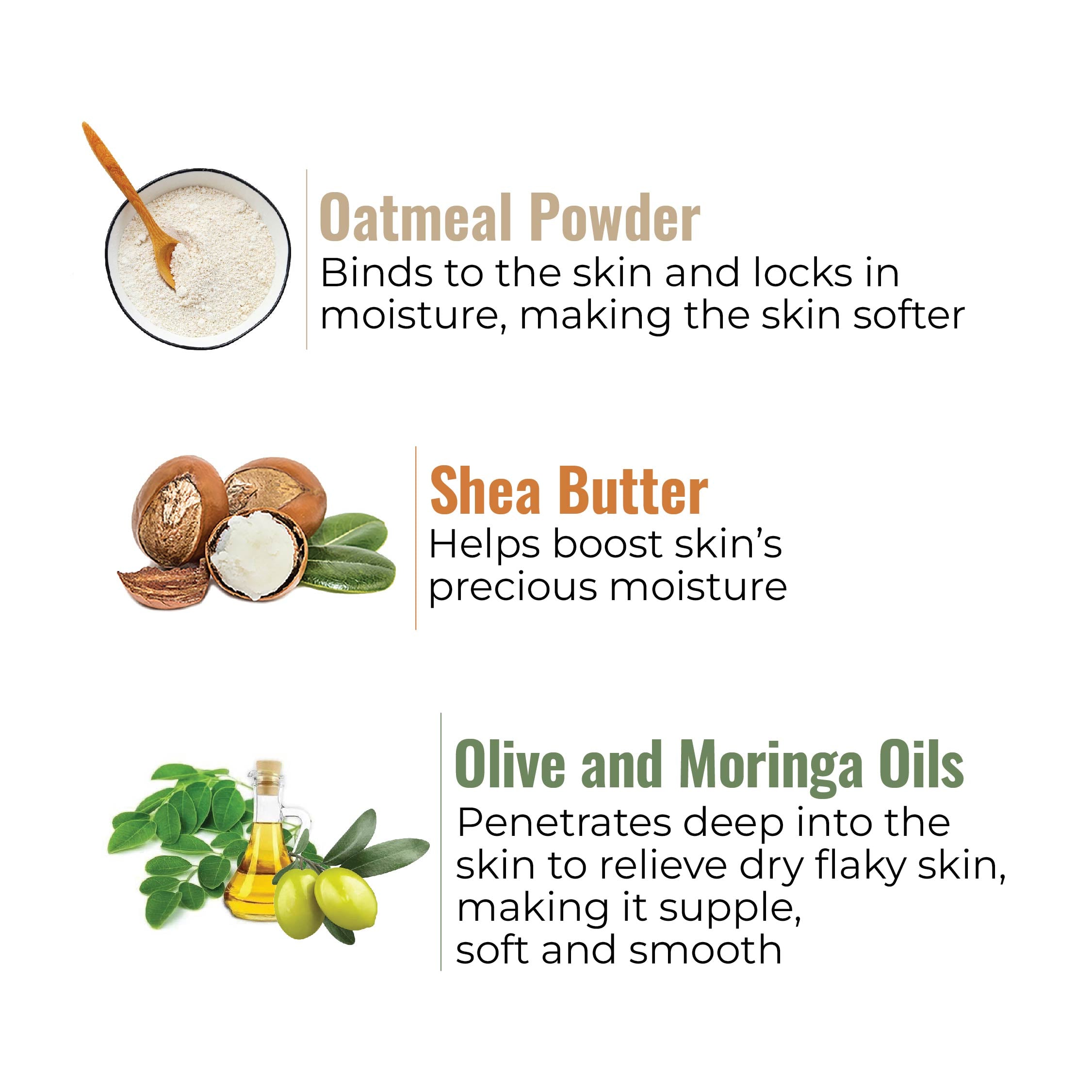 Iba Oatmeal & Shea Moisture Boost Body Lotion Ingredients