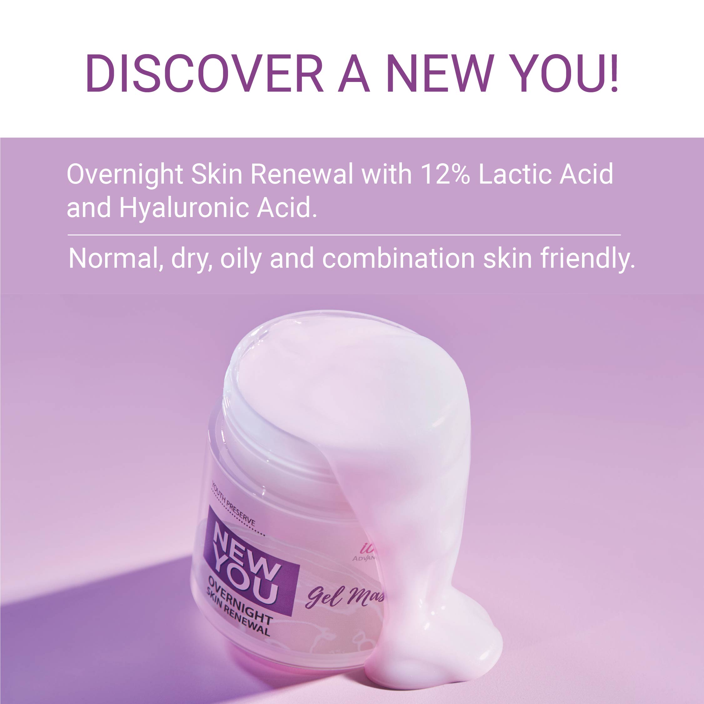 Iba Overnight Skin Renewal Gel Mask Description