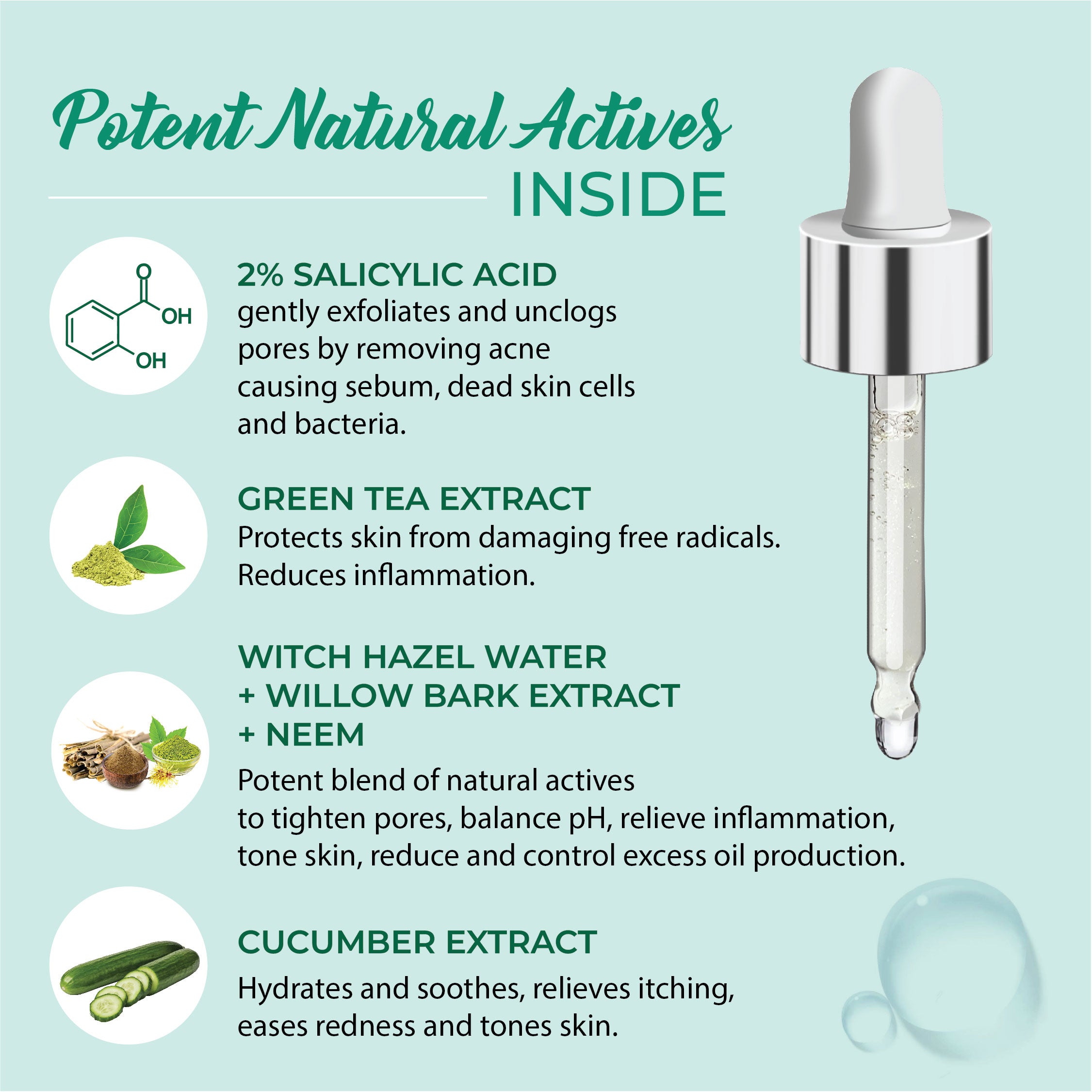 Iba Advanced Activs Crystal Clear No More Acne Power Serum with 2% Salicylic Acid