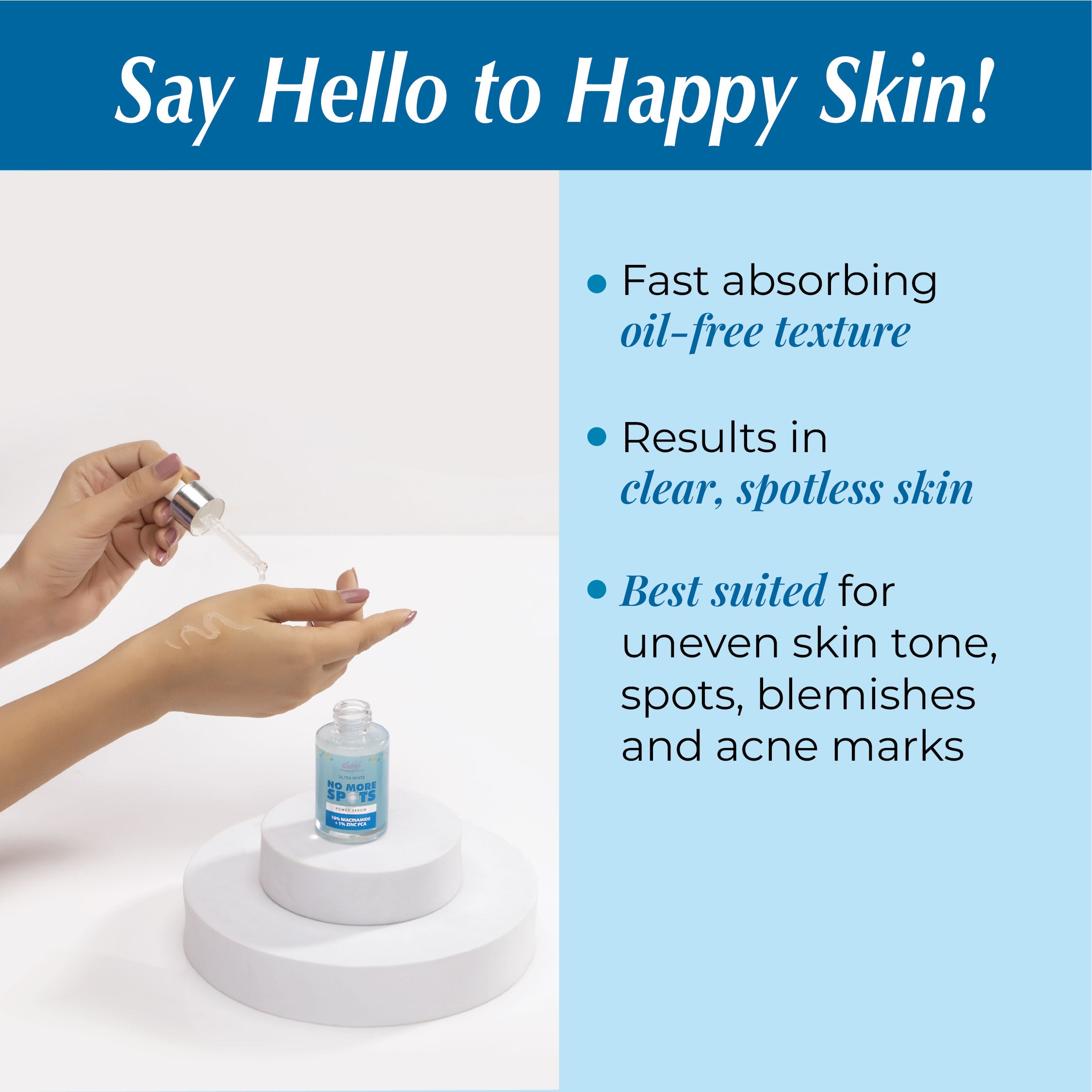 Iba Advanced Activs Ultra White No More Spots Power Serum with 10% Niacinamide