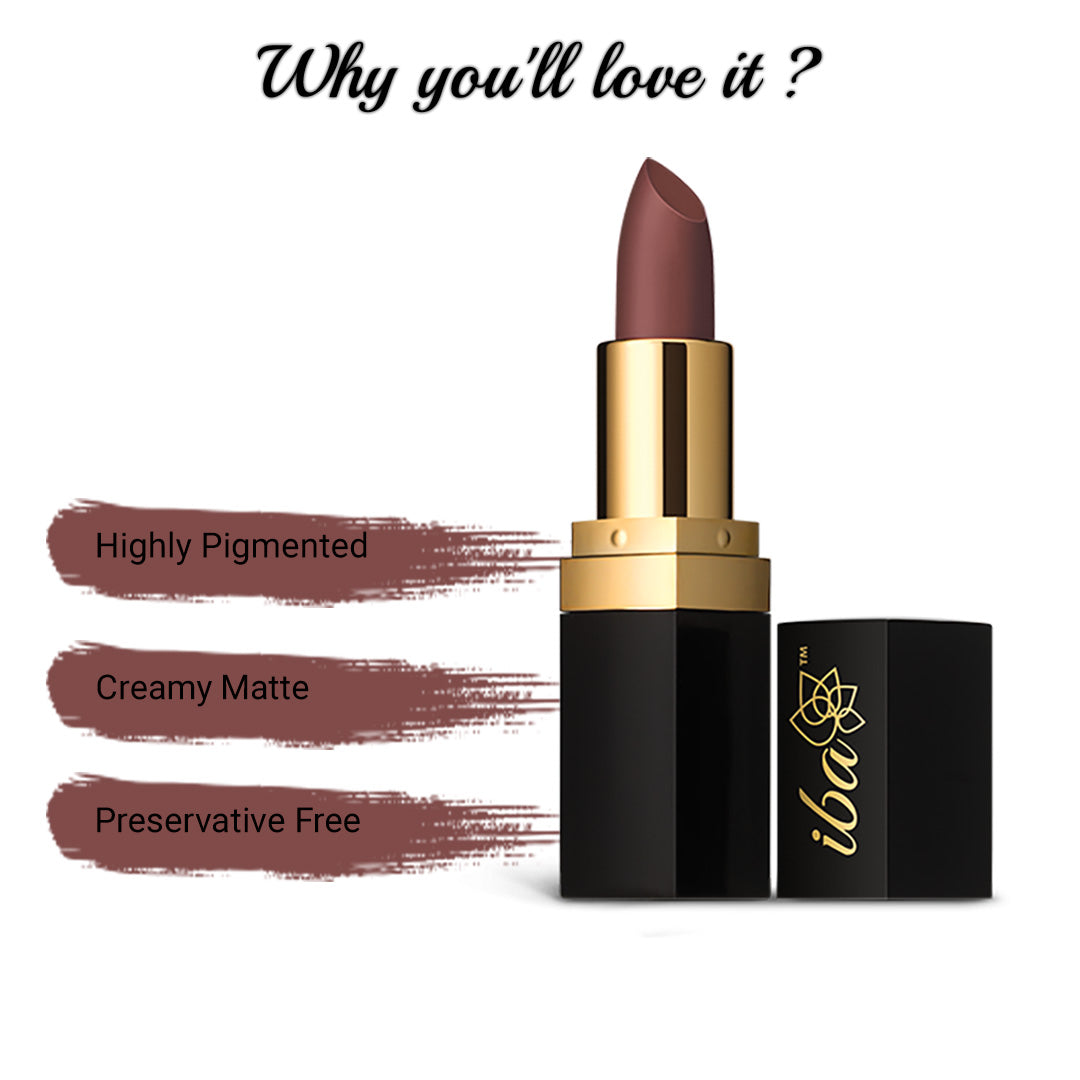 Why You Love Iba Rose Tan Long Stay Matte Lipstick