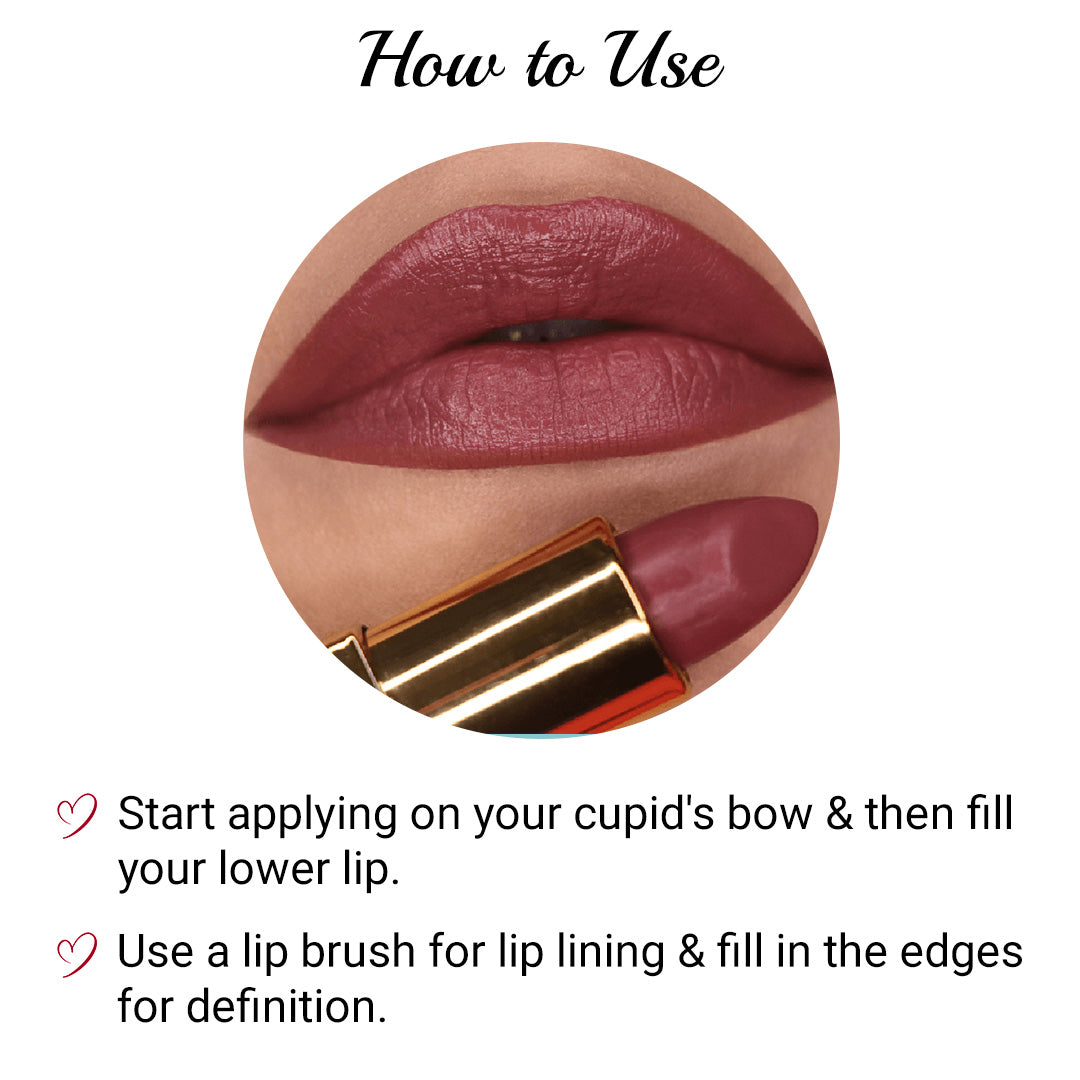 How To Use Iba's Rose Tan Lipstick
