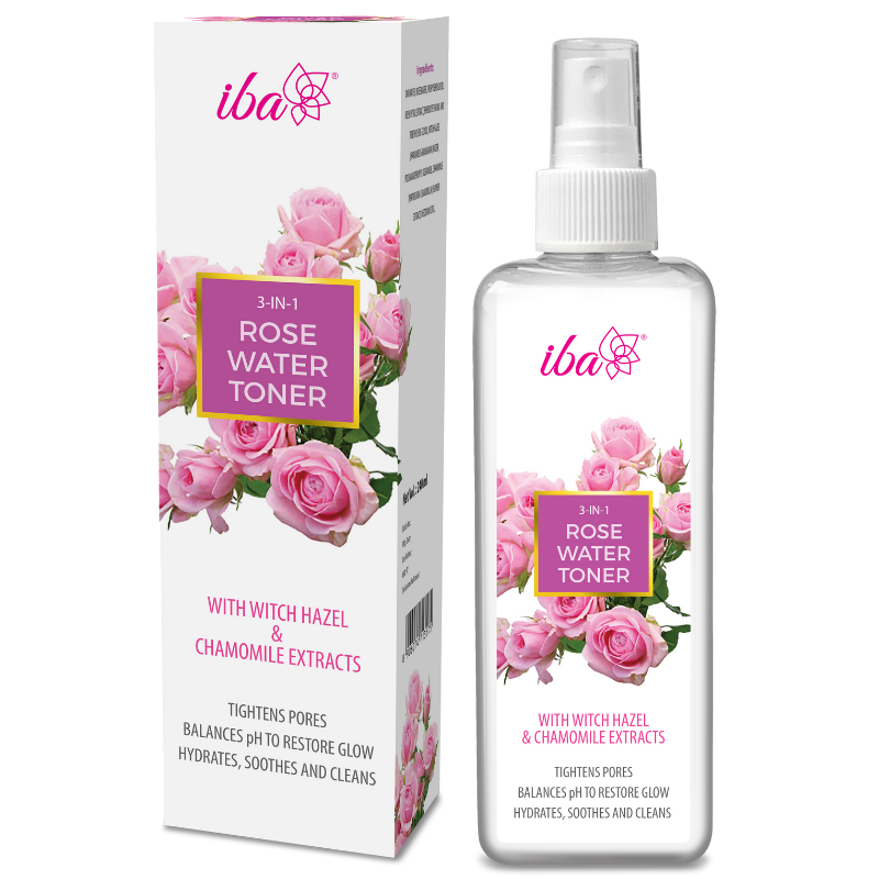 Iba 3-in-1 Rose Water Toner