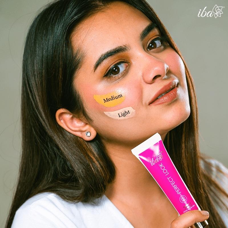 Iba Perfect Look Bb Cream Shades Patch Test On Face