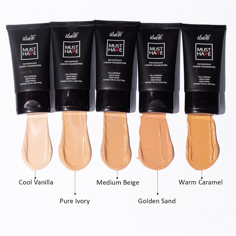 Iba Must Have Waterproof Liquid Foundation Shades