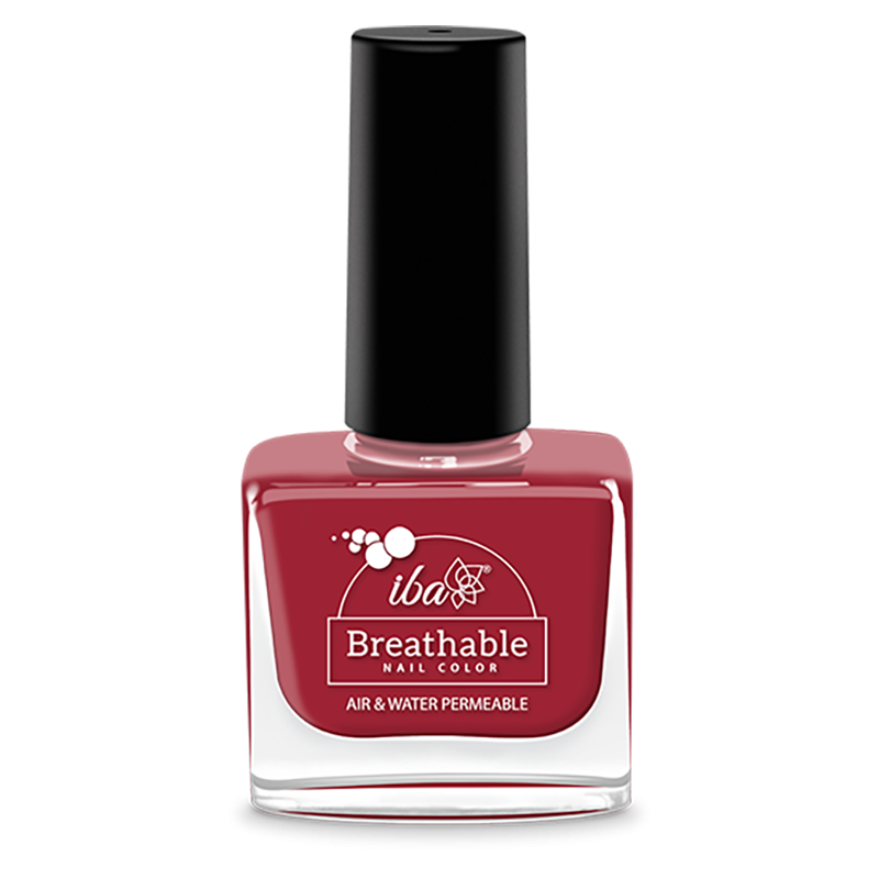 Iba Breathable Nail Color Deep Red