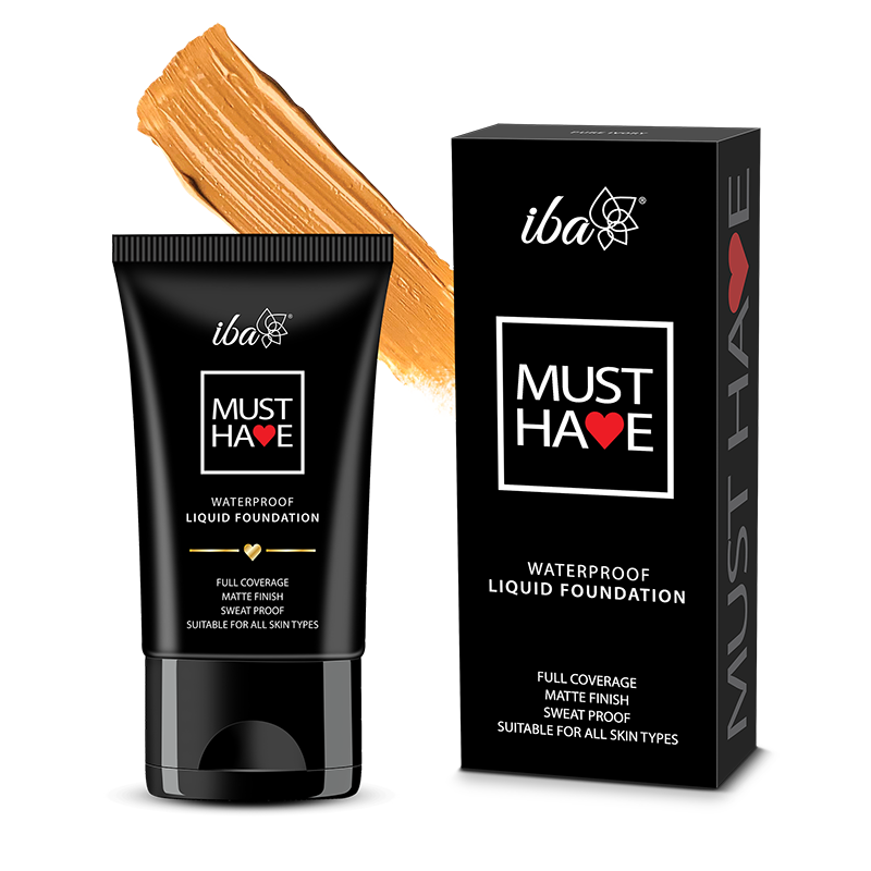 Iba Must Have Waterproof Liquid Foundation Color Golden Sand