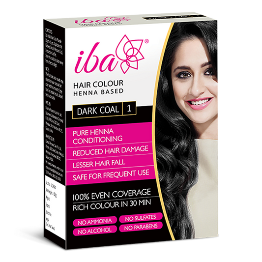 Iba Hair Color Dark Coal Pouch
