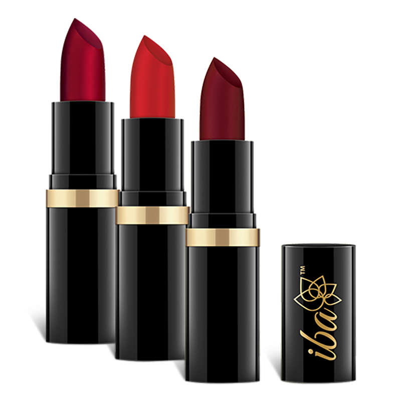 Iba Moisture Rich Red Lipstick Combo