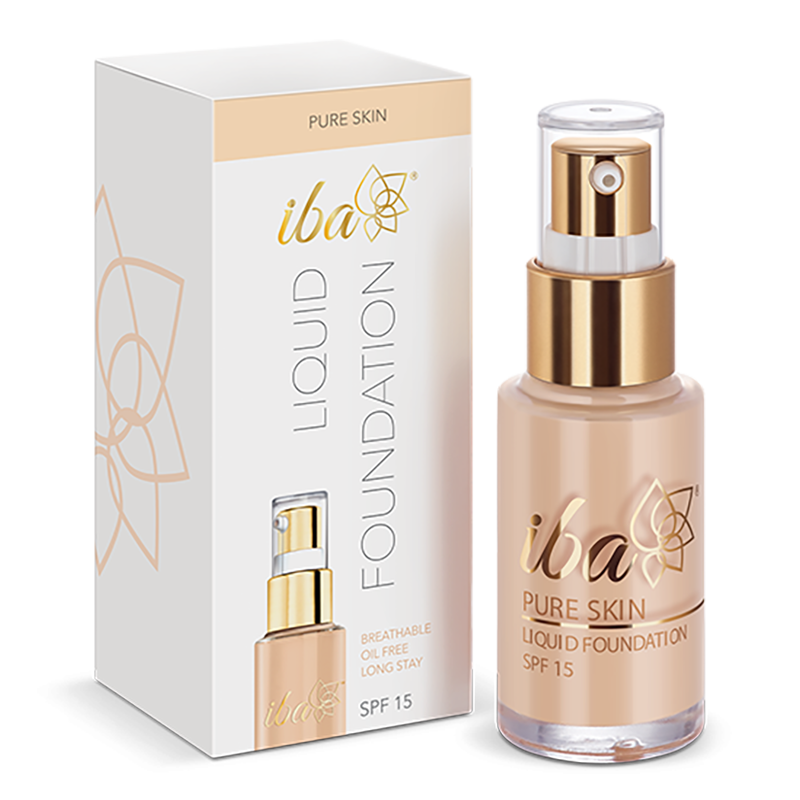 Iba Pure Skin Liquid Foundation-Ivory Fair - Main Image