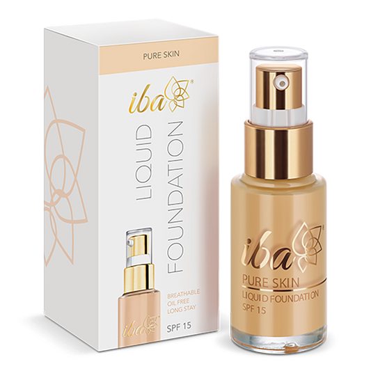 Iba Pure Skin Liquid Foundation-Sun Beige