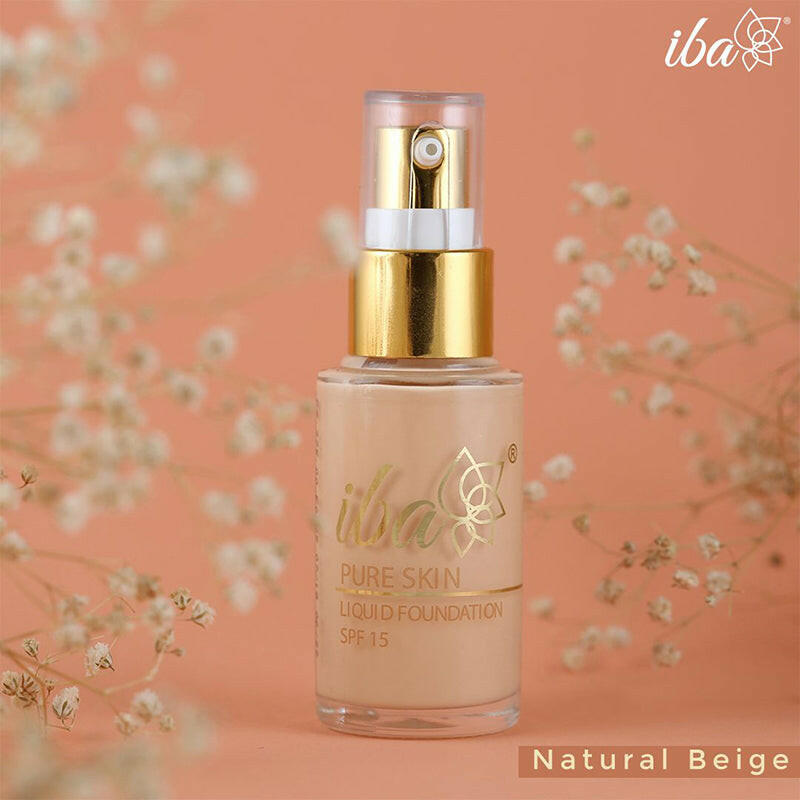Iba Pure Skin Liquid Foundation-Natural Beige