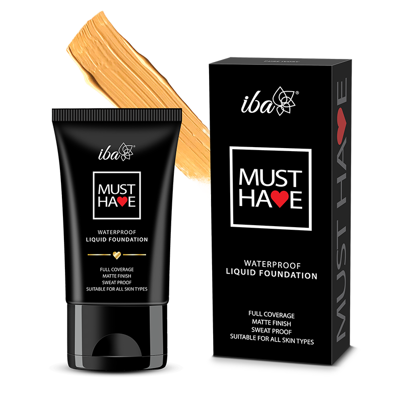 Iba Must Have Waterproof Liquid Foundation - Warm Caramel