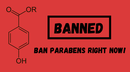 Ban parabens right now!