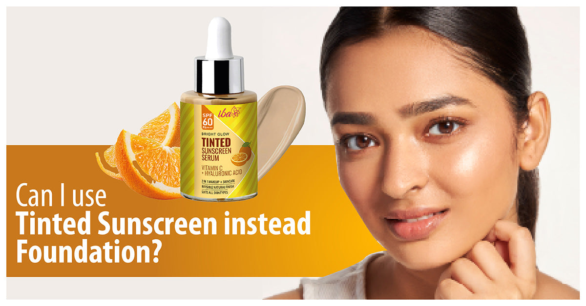 Can I use Tinted Sunscreen instead of Foundation?