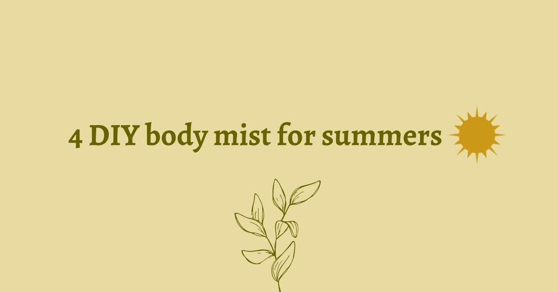 4 DIY body mist for summers