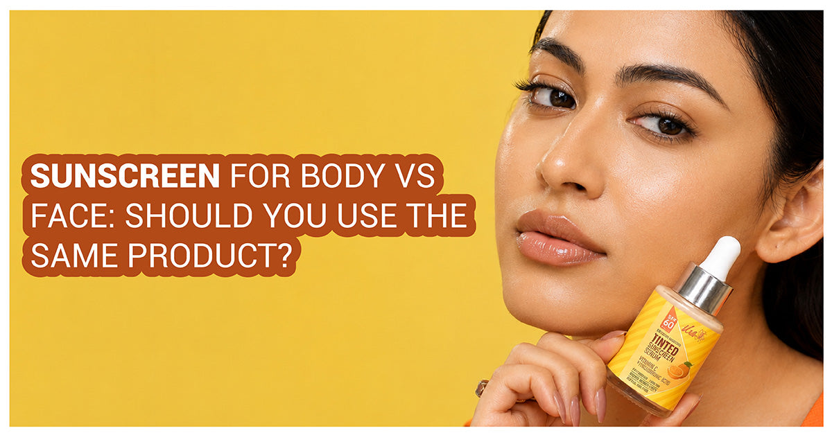 Sunscreen for Body vs Face
