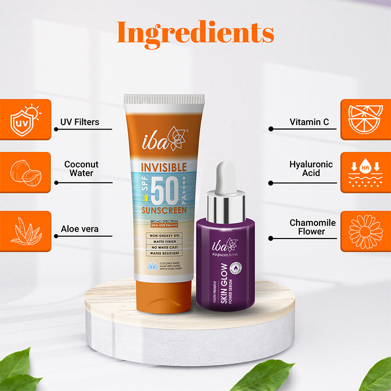 Iba Summer Special Serum + Sunscreen Combo