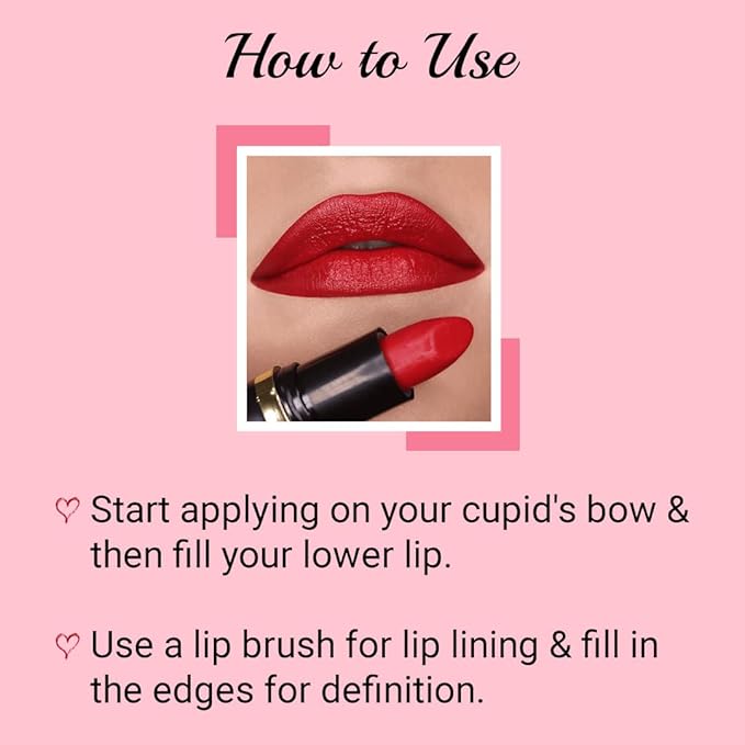 How to Use Moisture Rich Lipstick