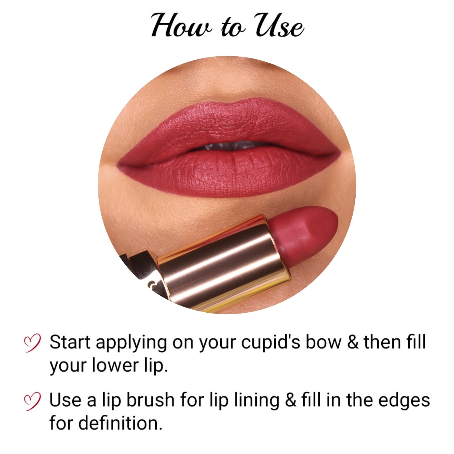 How to Use Iba Lipstick Turkish Rose