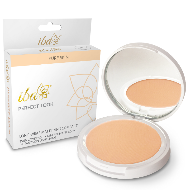 Iba Perfect Look Long Wear Mattifying Compact-Fair Pearl, 9 g