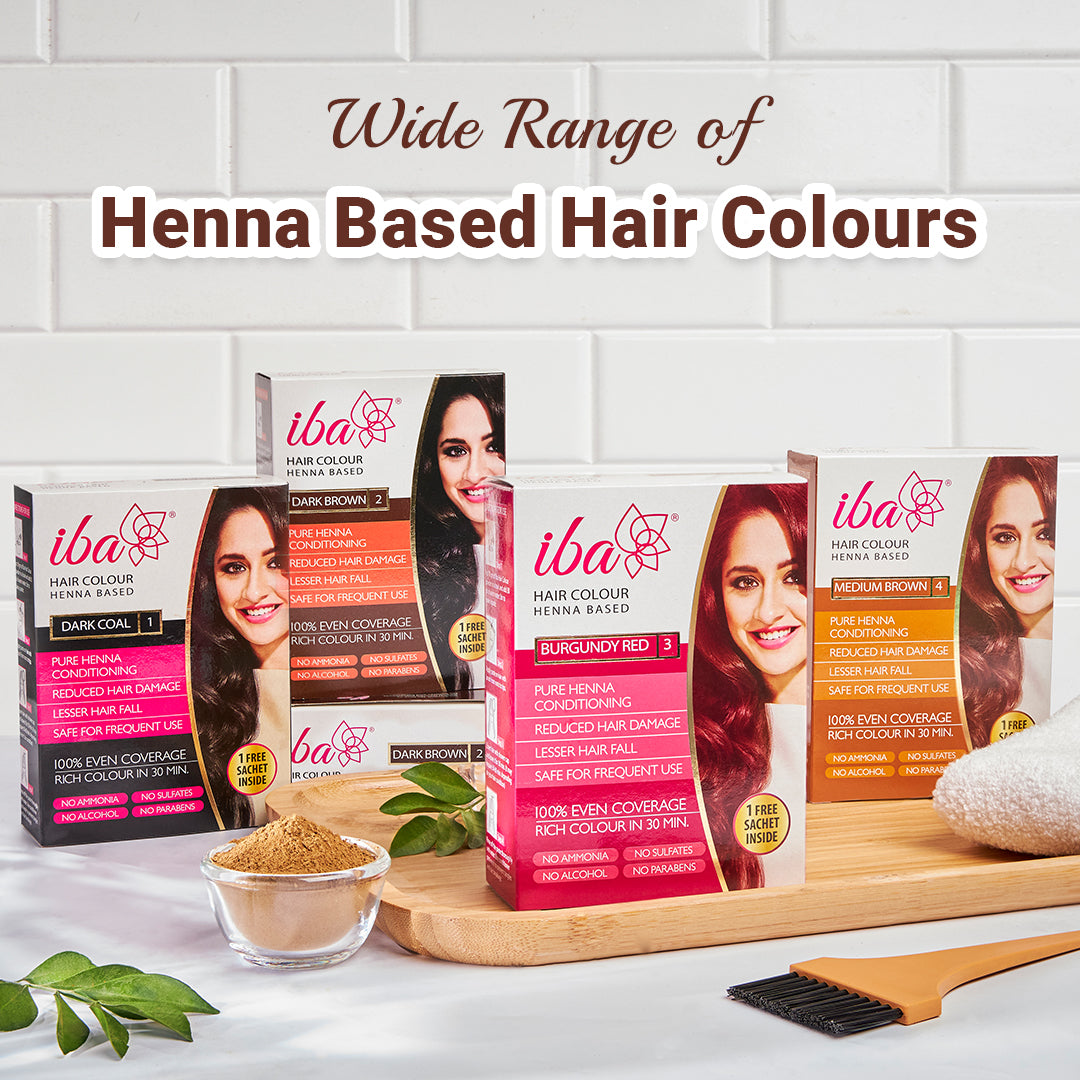 Variety of Henna based Hair Color