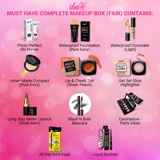 IBA Must have complete Makeup Box(Fair) Contains