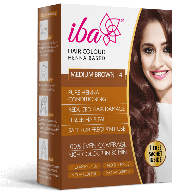 Iba Hair Color-Medium Brown, 70 g