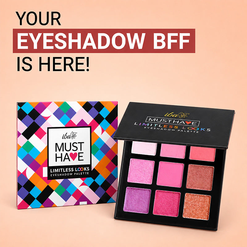 Iba Must Have Limitless Looks Eyeshadow Palette - Pink Sunset, 9 g