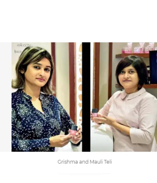 Grishma And Mauli Teli Owners Iba Cosmetics